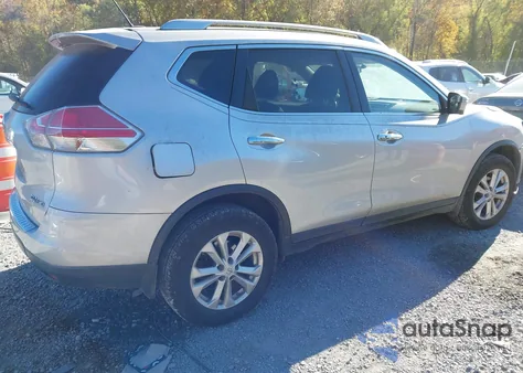 2016 Nissan Rogue Sv из США, поврежденный, VIN KNMAT2MV3GP607654